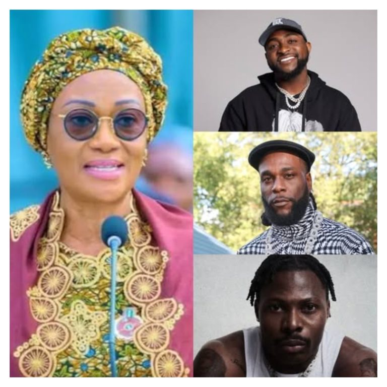 Remi Tinubu Urges Burna Boy, Davido, and Asake to Support Struggling Nigerians Amid Government Challenges Remi Tinubu Urges Burna Boy, Davido, and Asake to Support Struggling Nigerians Amid Government Challenges